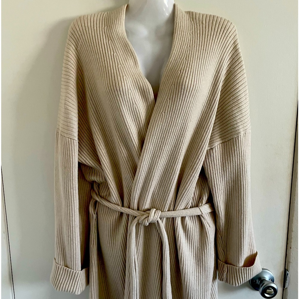 Amuse Society cardigan M tie front
